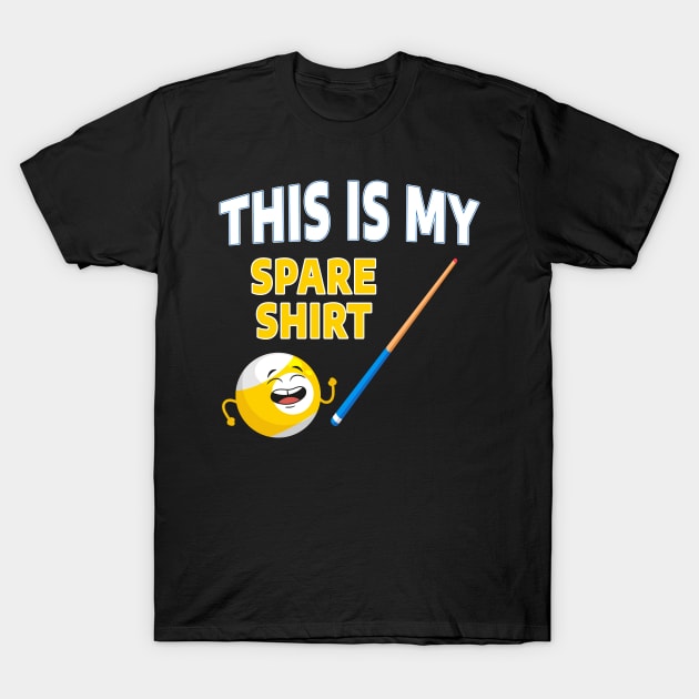 This Is My Spare Billiards Player T-Shirt by NatalitaJK